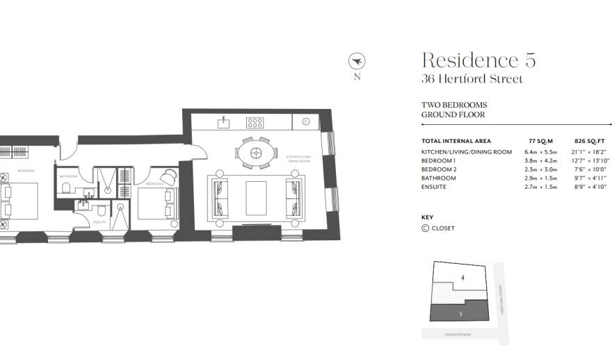 Plans 36 & 37 Hertford Street Residences