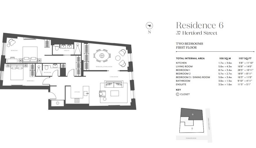 Plans 36 & 37 Hertford Street Residences