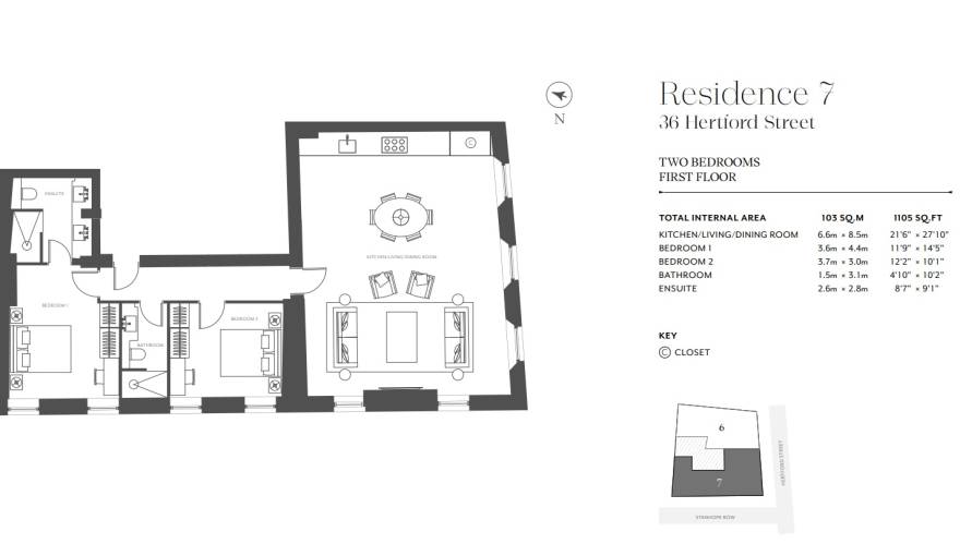 Plans 36 & 37 Hertford Street Residences