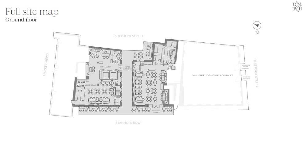 Site plan 36 & 37 Hertford Street Residences#
