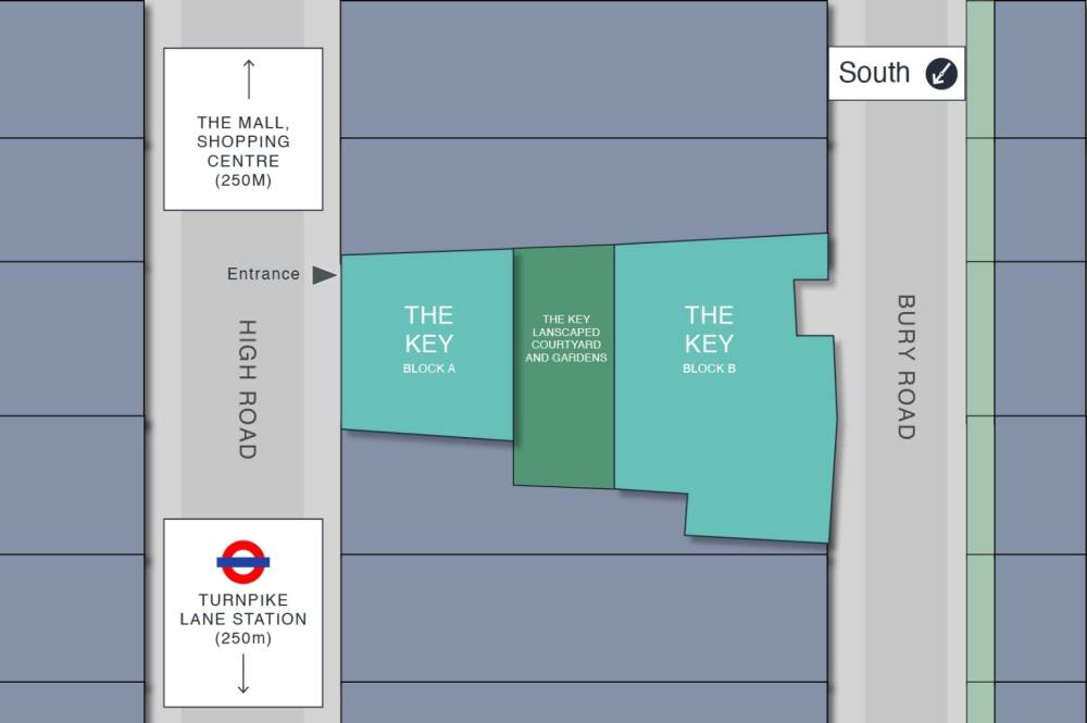 Site plan The Key#