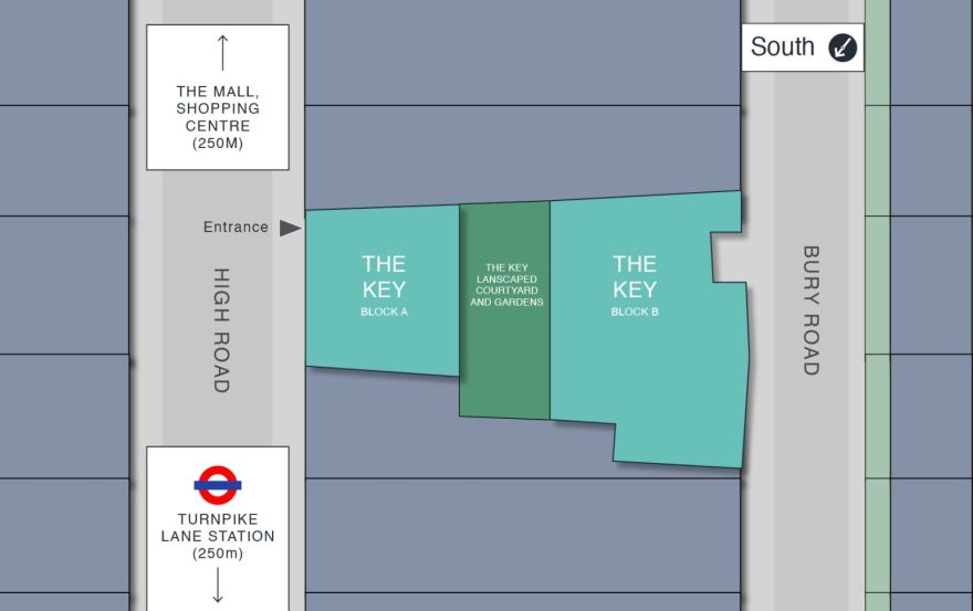 Site plan – The Key