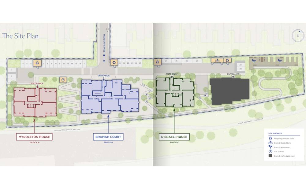 Site plan Fortesque Gardens#