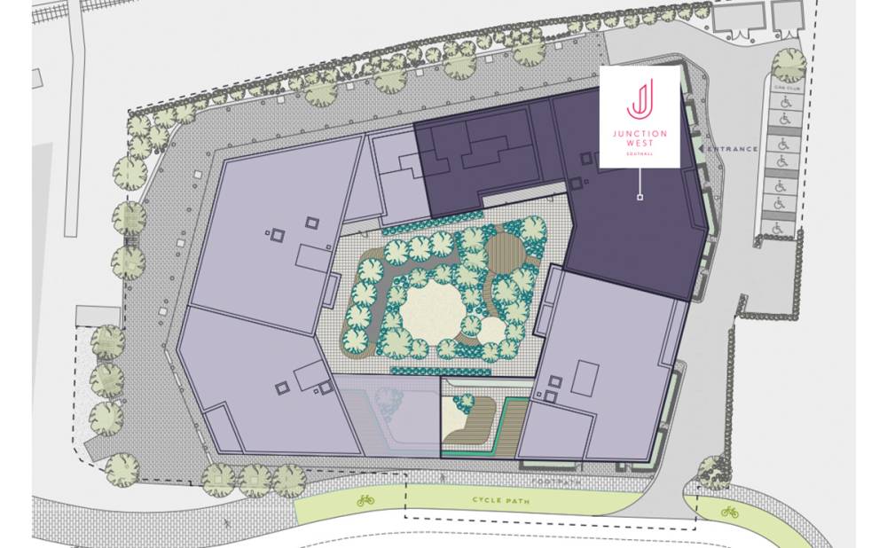 Site plan Junction WestThe Bowery#
