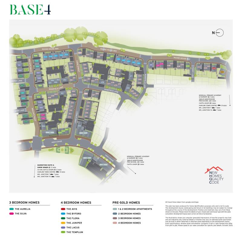 Site plan Base at Newhall#