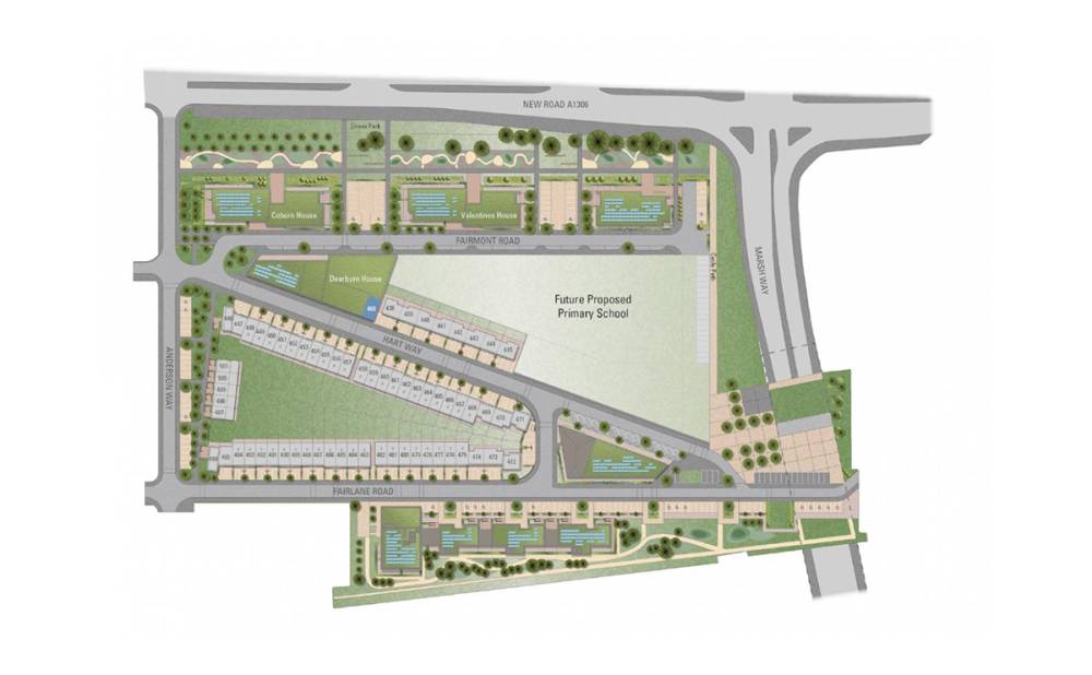 Site plan Beam Park#