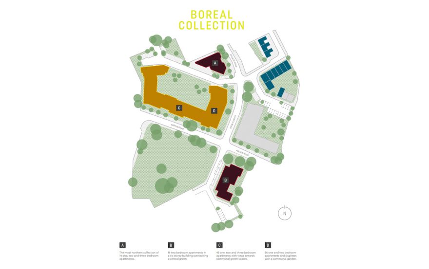 Site plan – Acton Gardens (Boreal)
