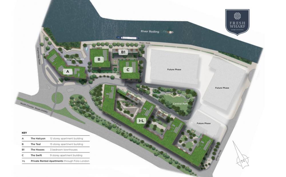 Site plan Fresh Wharf#