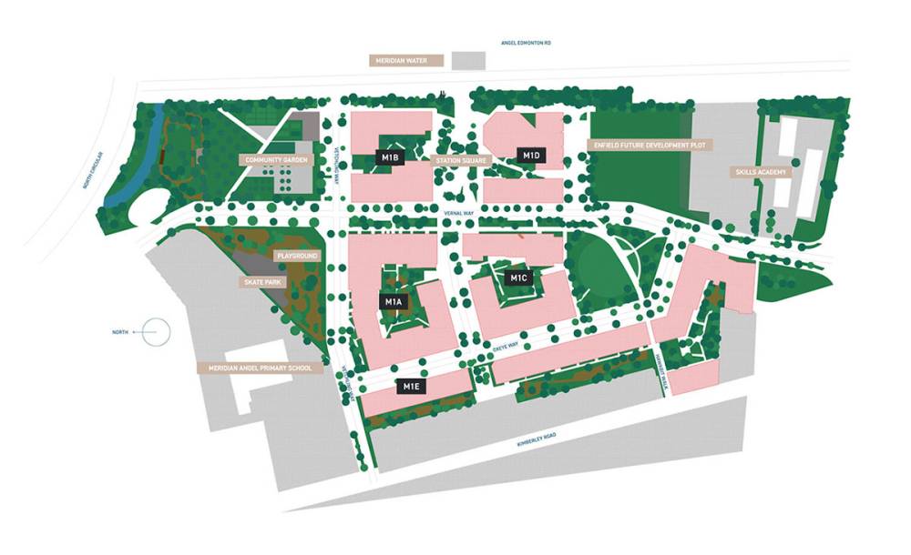 Site plan Meridian One#