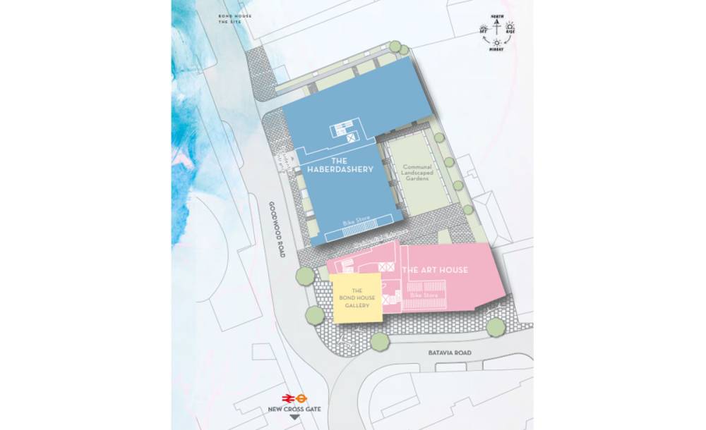 Site plan Bond House#
