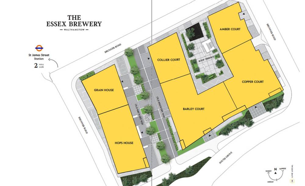 Site plan The Essex Brewery#