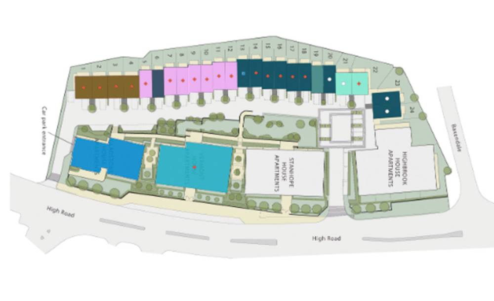 Site plan Totteridge Place#