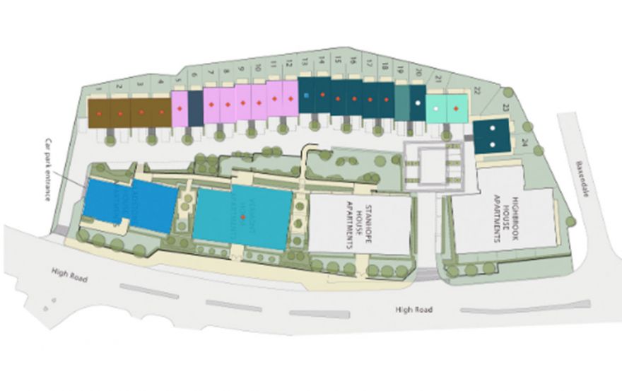 Site plan – Totteridge Place
