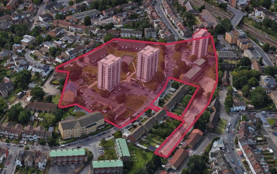 Site plan – Regina Road Estate