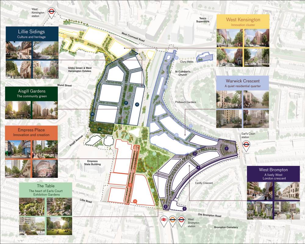 Site plan Earls Court#