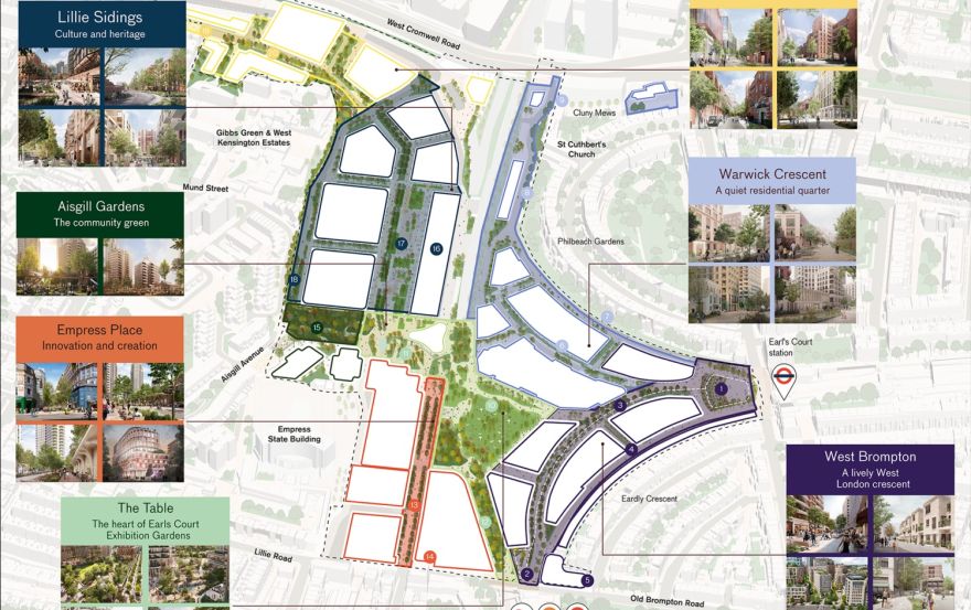 Site plan – Earls Court