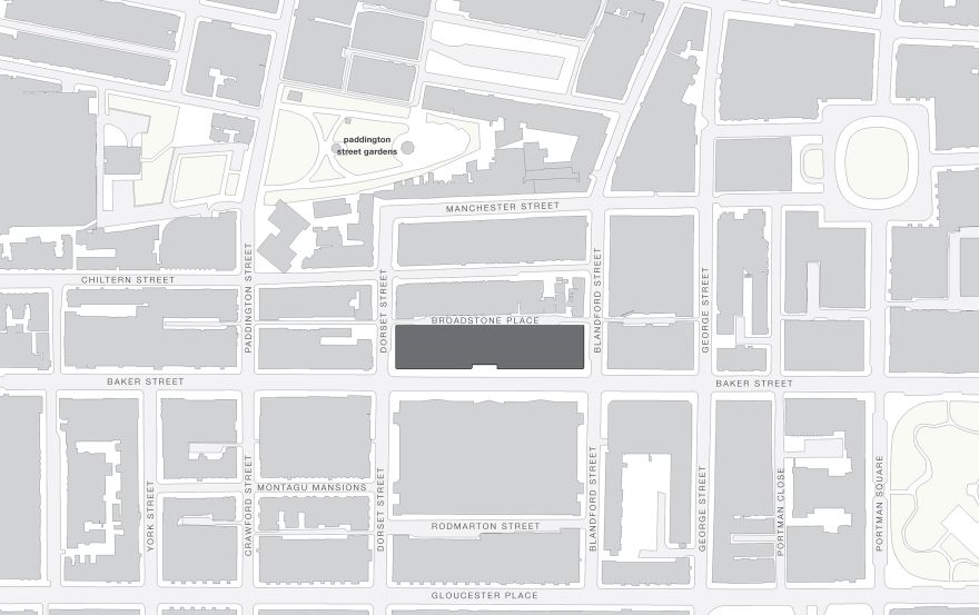 Site plan – 50 Baker Street