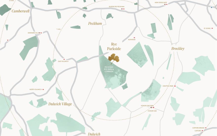 Site plan – Rye Parkside