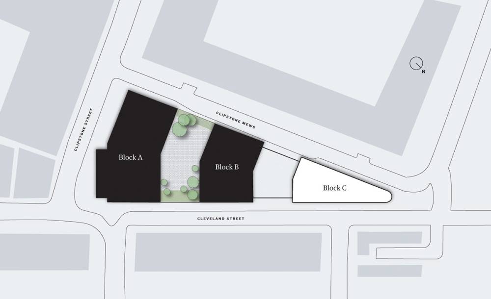 Site plan 101 on Cleveland#