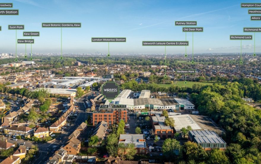 Site plan – Wireless Apartments