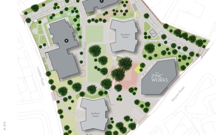 Site plan – The Zinc Works