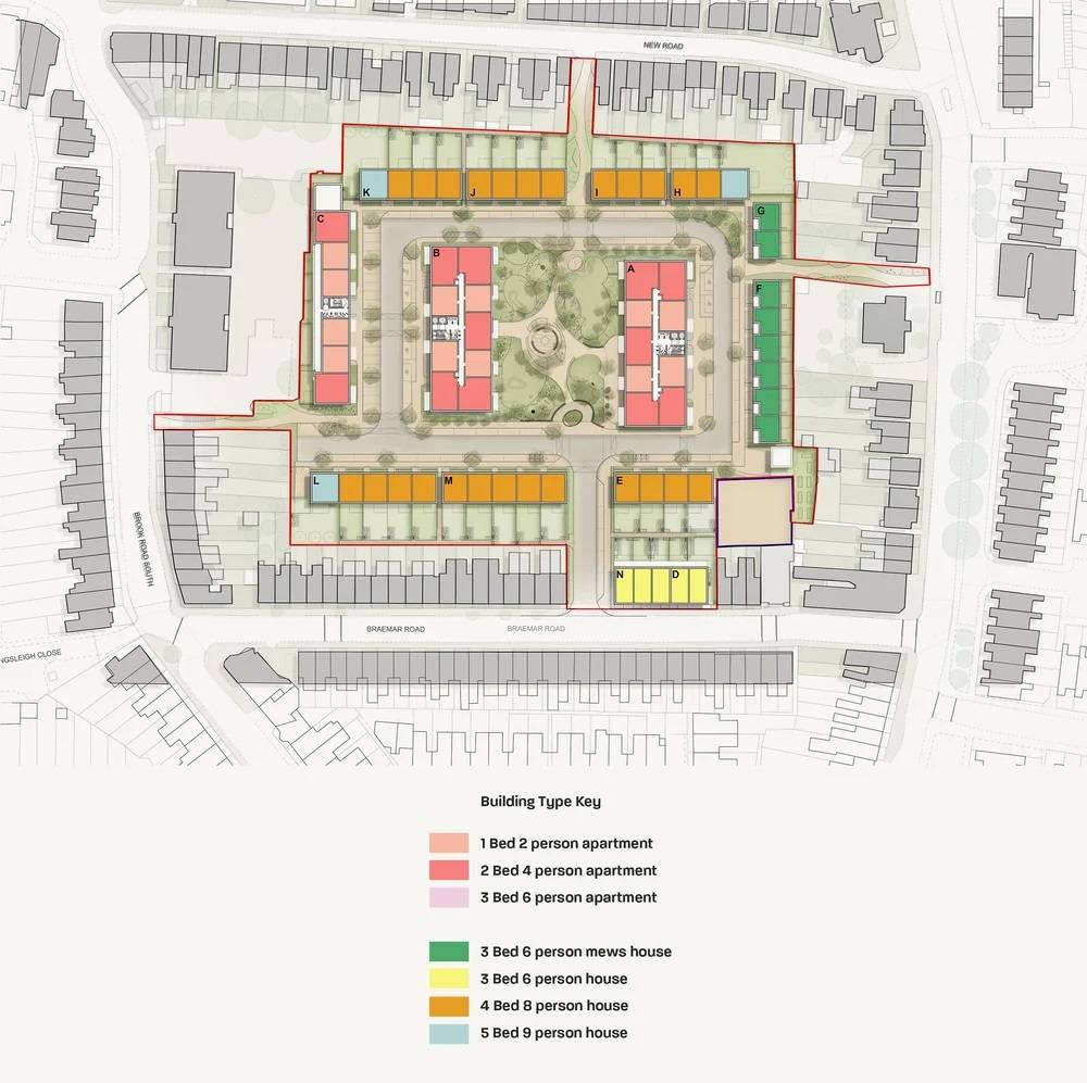 Site plan Griffin Park#