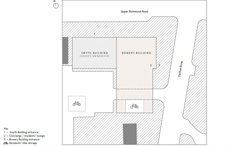 Site plan – Carlton House