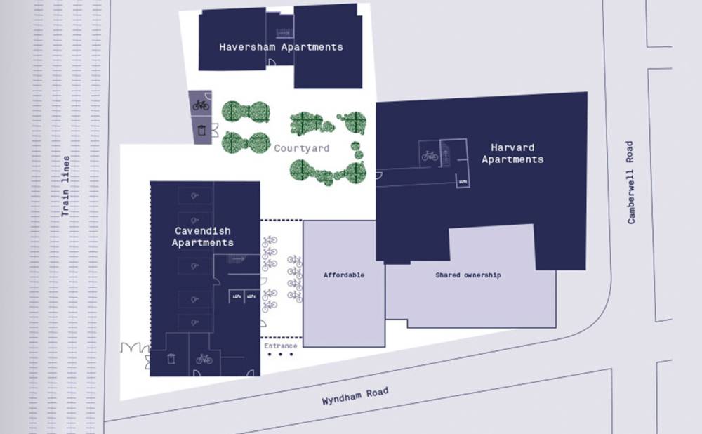 Site plan Wyndham Studios#