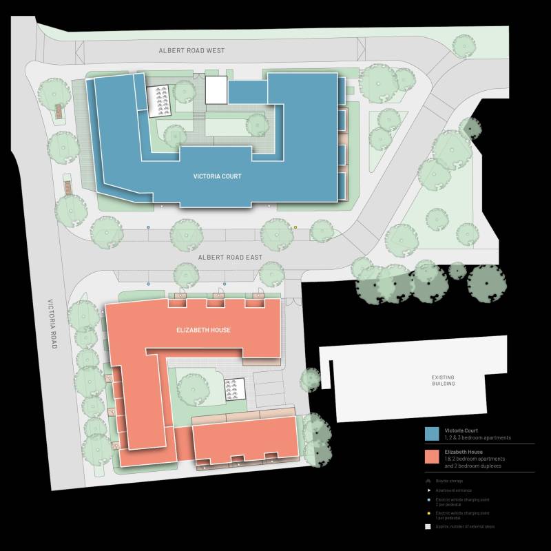 Site plan Park Quarter#