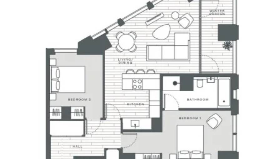 Plans River Park Tower