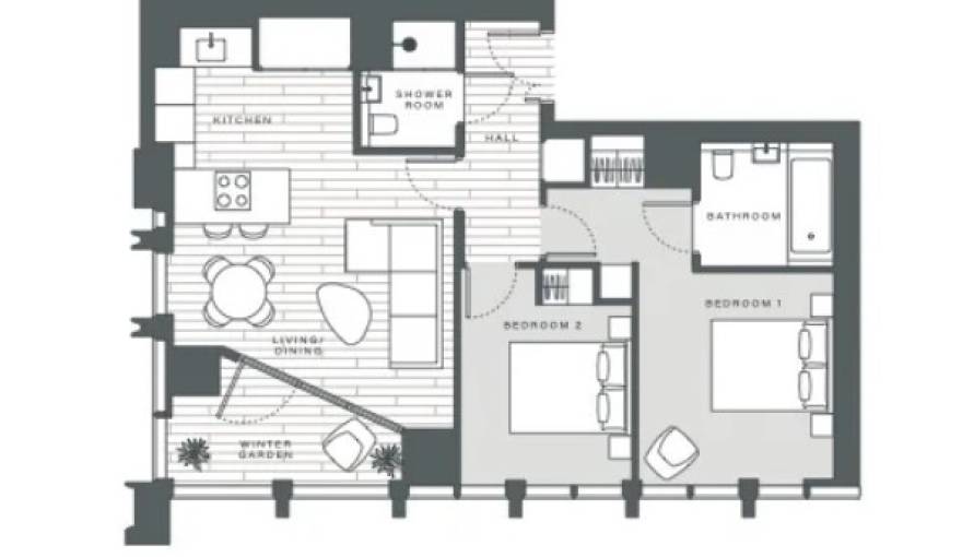 Plans River Park Tower