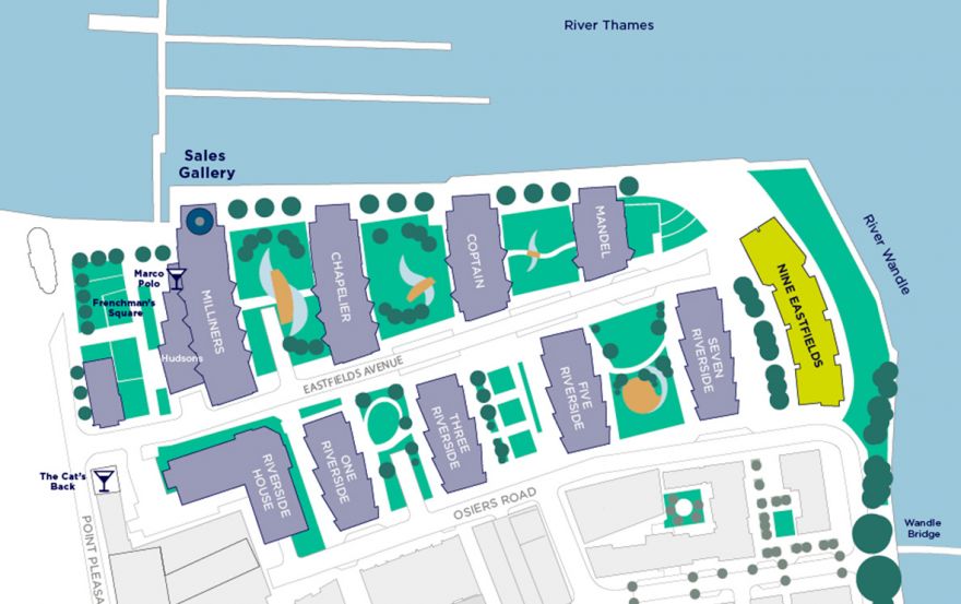 Site plan – Riverside Quarter