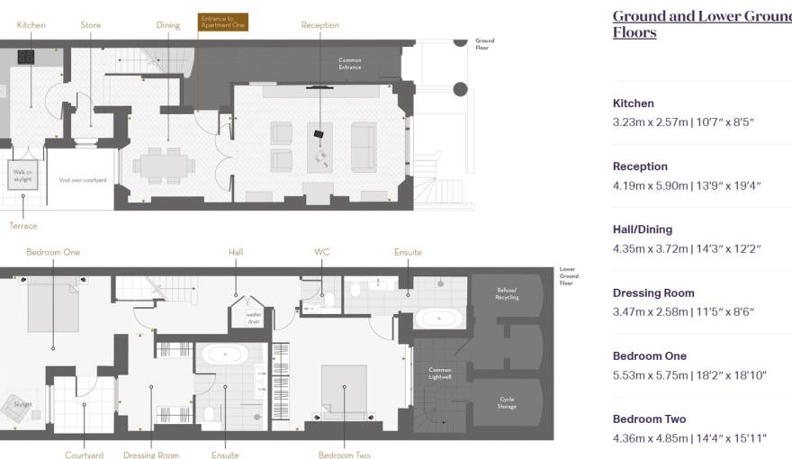 Plans 22 Kensington Gardens Square