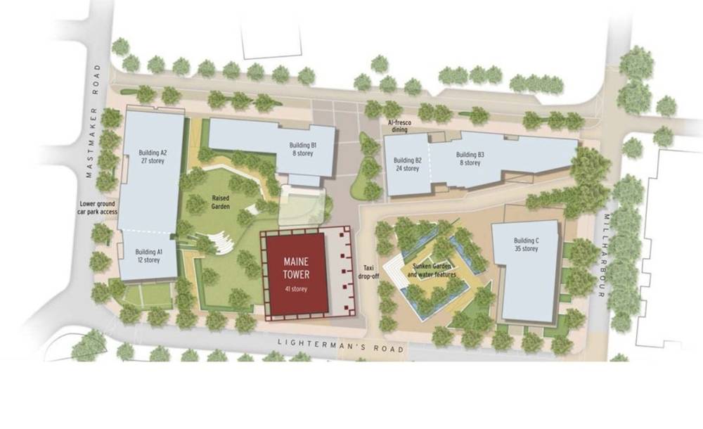 Site plan Harbour Central#