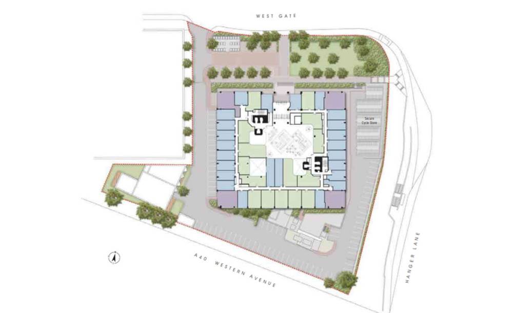 Site plan Westgate House#
