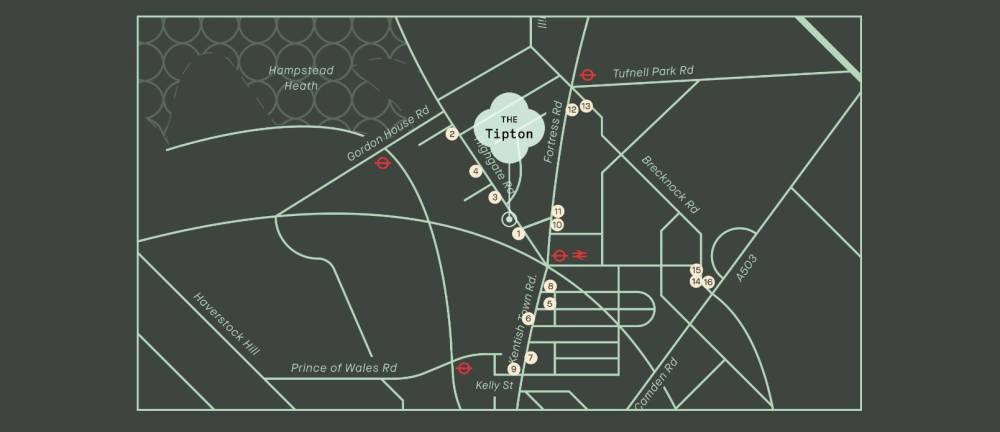Site plan The Tipton#