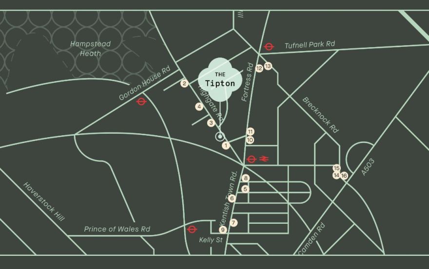 Site plan – The Tipton