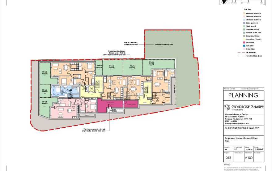 Site plan – 66 Cavendish Road
