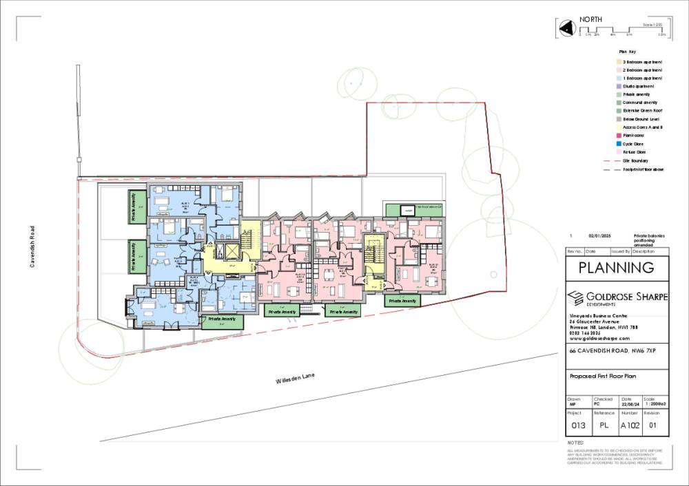 Site plan 66 Cavendish Road#