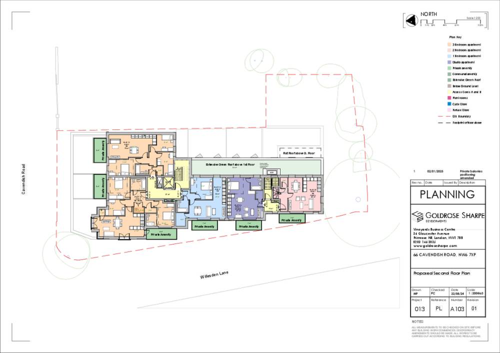 Site plan 66 Cavendish Road#