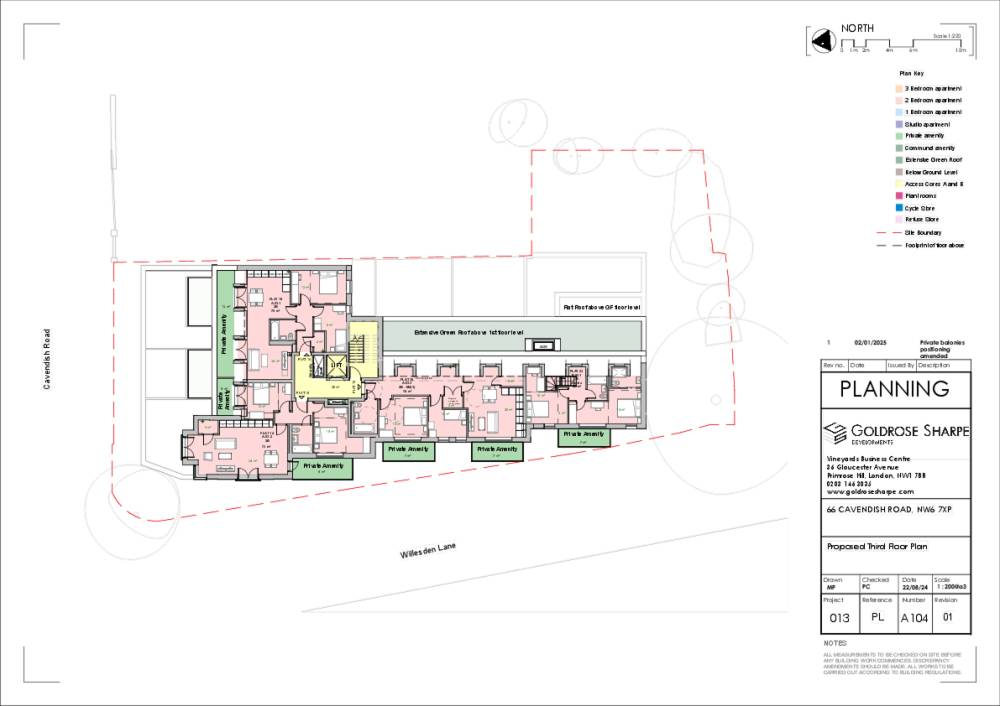 Site plan 66 Cavendish Road#