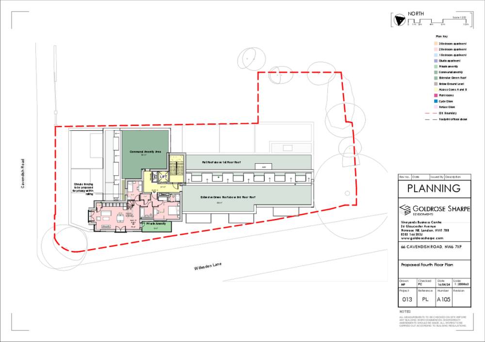 Site plan 66 Cavendish Road#