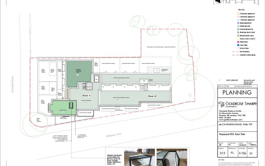 Site plan – 66 Cavendish Road