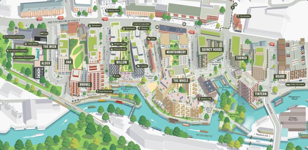 Site plan The Bermondsey Project#