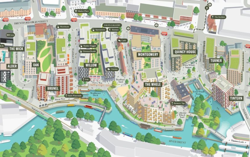 Site plan – The Bermondsey Project