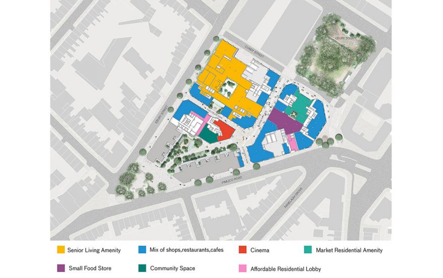 Site plan – Cundy Street Quarter
