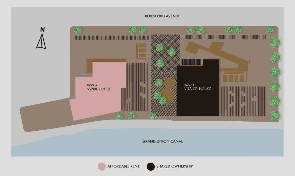 Site plan The One Hundred#