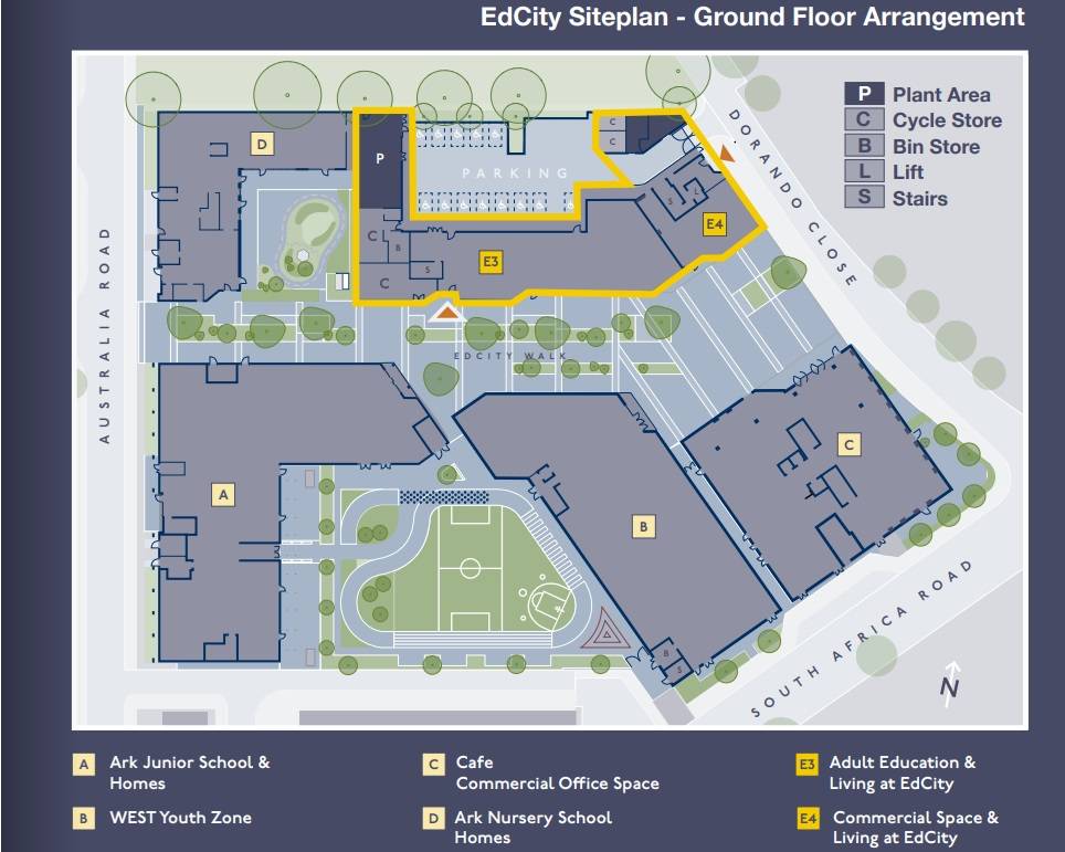 Site plan EdCity#
