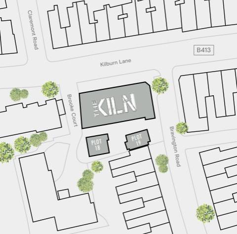 Site plan The Kiln#