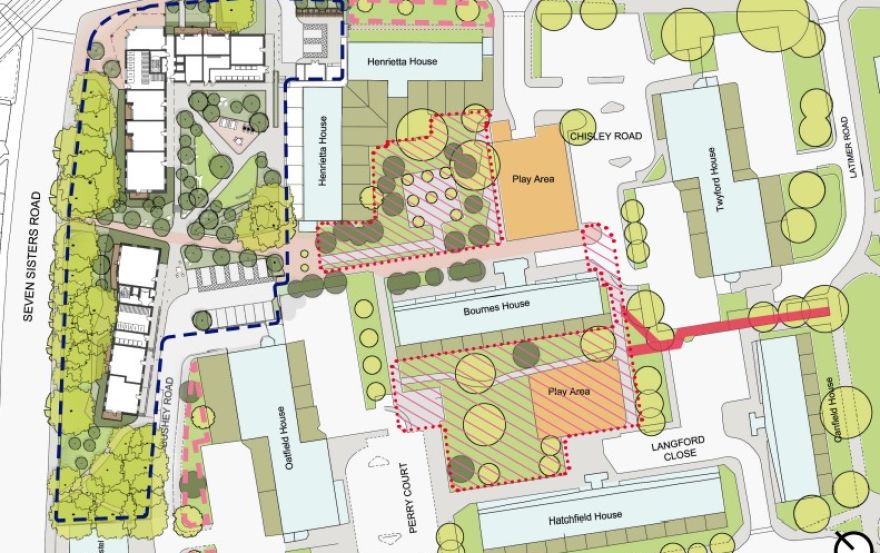 Site plan – Sir Frederick Messer Estate